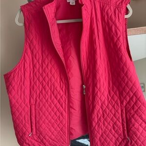 Ashworth Bright Pink Quilted Vest